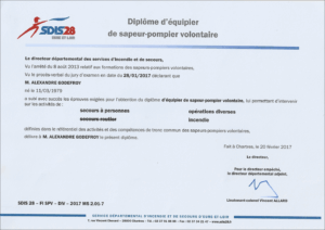 Diplôme - SPV - DIV - Opérations diverses